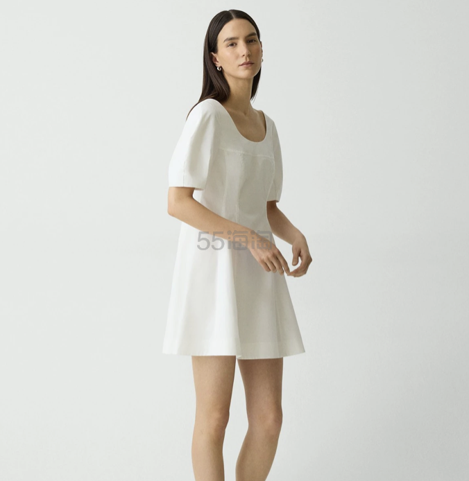 Theory 泡泡袖连衣裙