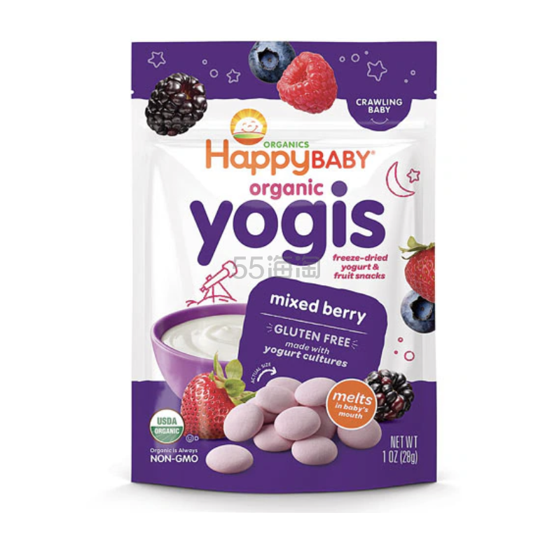 Happy Baby 禧贝 有机混合莓果酸奶溶豆 28g