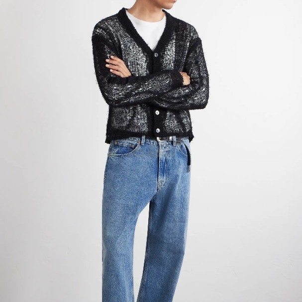 OUR LEGACE Academy 亚麻混纺开衫