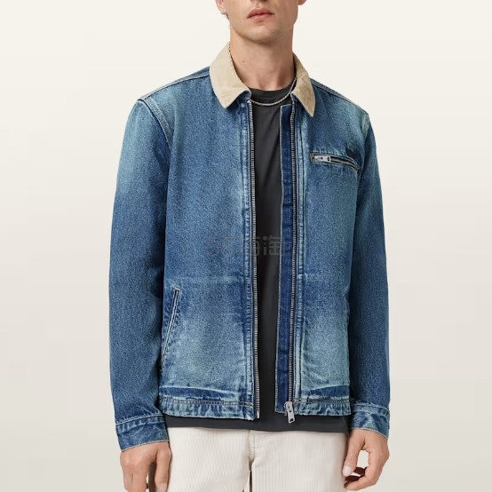 肖战同款 Allsaints Rothwell 牛仔夹克外套