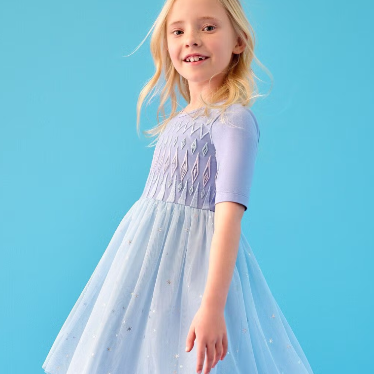 Hanna Andersson：迪士尼公主系列童装上新 Tiana 蓬蓬纱裙$67