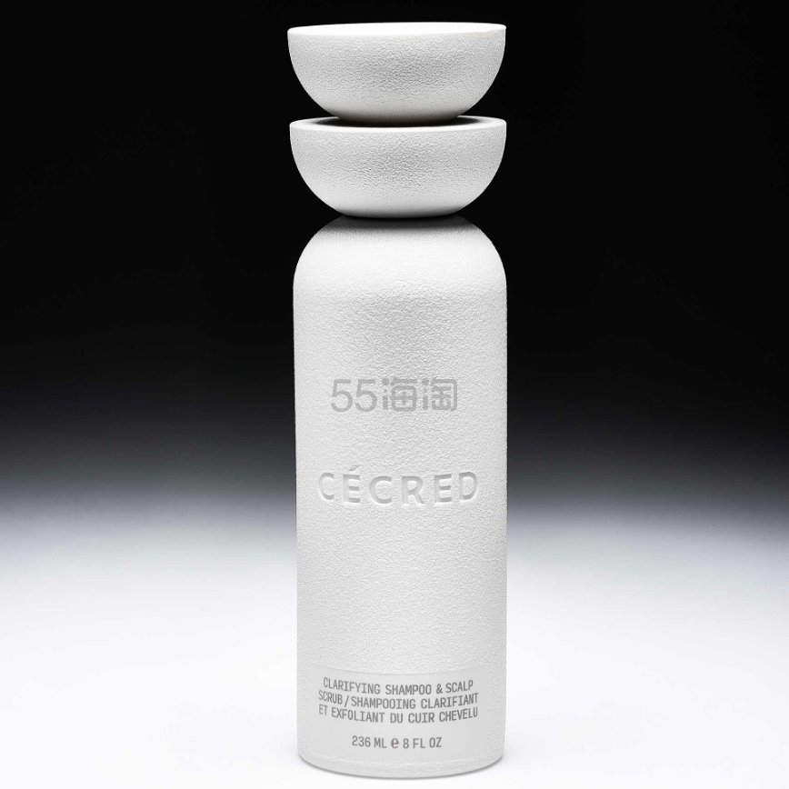 热卖！Cecred 净化洗发水和头皮磨砂膏2合1 236ml