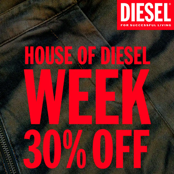 Diesel US：登录会员可享！时尚热卖 入手明星同款潮流服饰