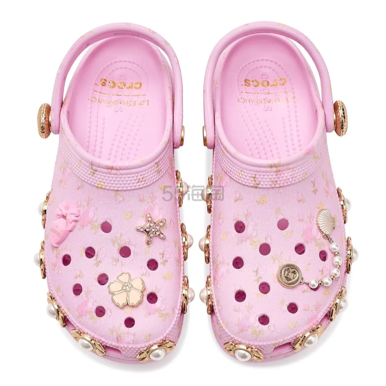 Crocs X LoveShackFancy 联名款洞洞鞋