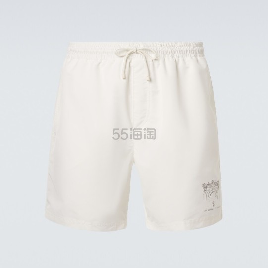 Brunello Cucinelli 米色泳裤