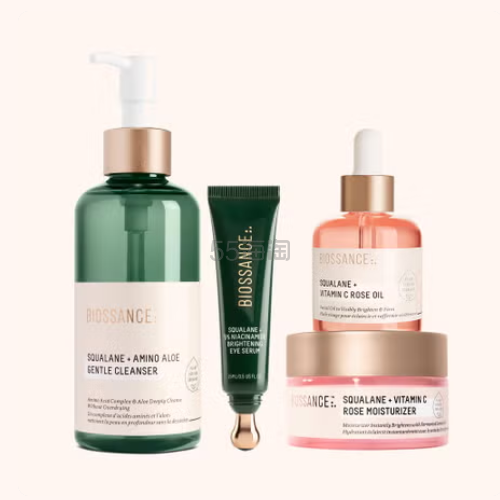 Biossance 提亮护肤4件套