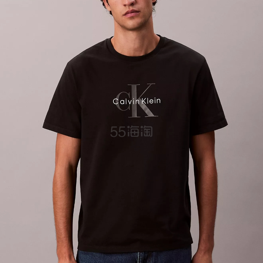 变相额外7.5折 Calvin Klein 经典徽标T恤 多色可选