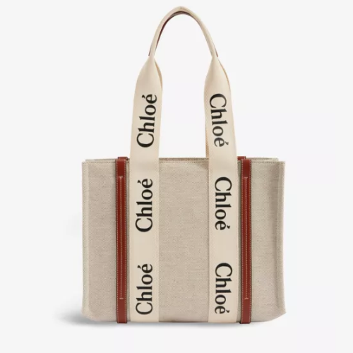 Chloe 寇依 中号帆布托特包