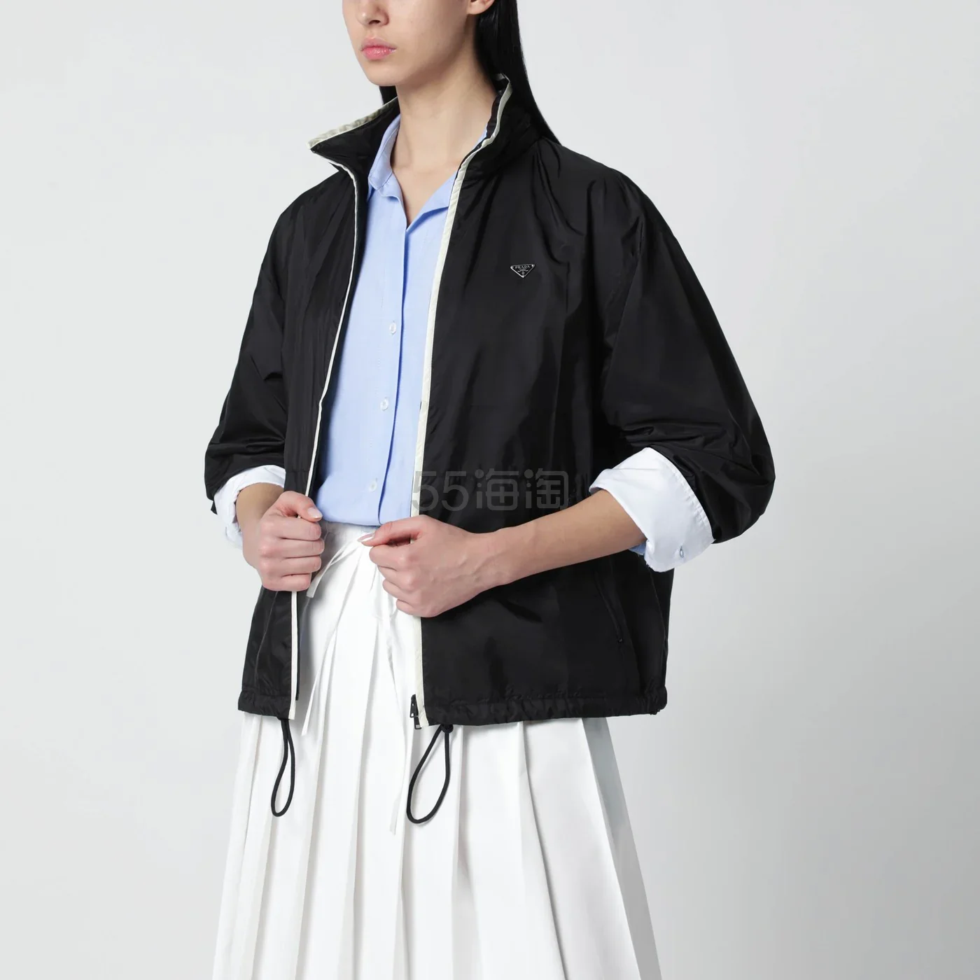 Prada 普拉达 Re-Nylon 拉链短上衣