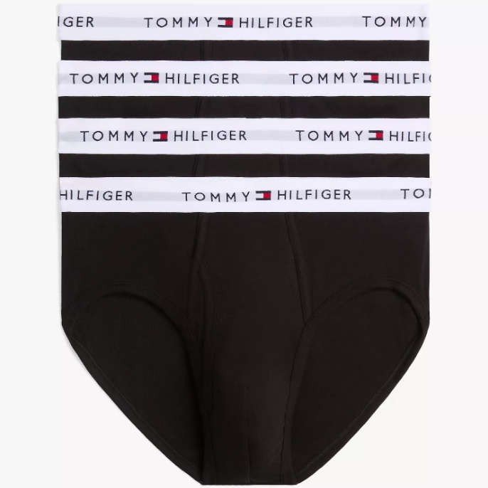 热卖！TOMMY HILFIGER 字母徽标男士内裤 4条装