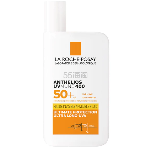 La Roche-Posay Anthelios UVmune 400隐形防晒液SPF 50+