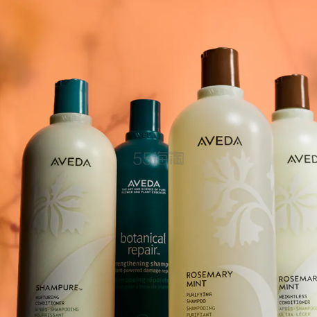 Aveda：美发造型热卖！选购迷迭香薄荷洗发水