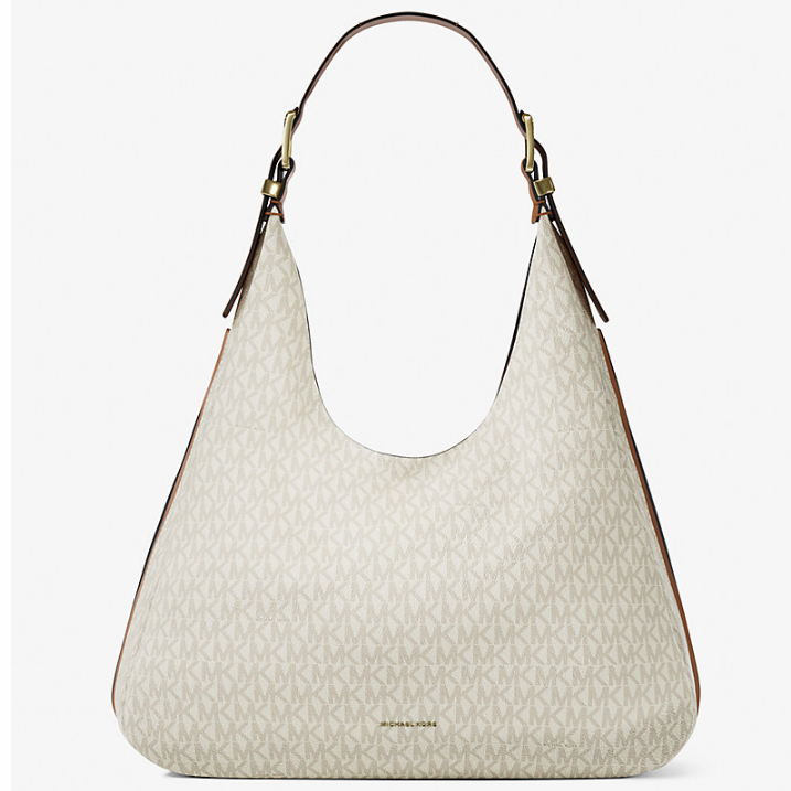 Michael Kors Nolita 大号老花单肩包 香草色