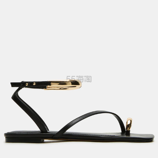 Steve Madden Odyssey 黑色绑带凉鞋