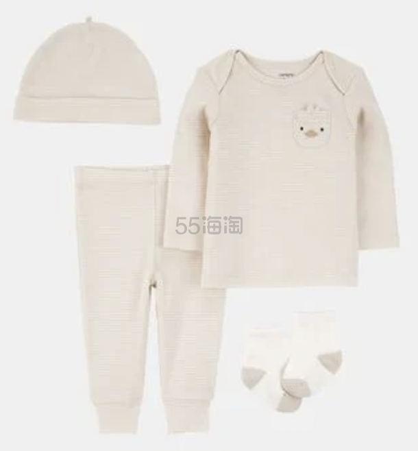 Carter's 小鸭子四件套