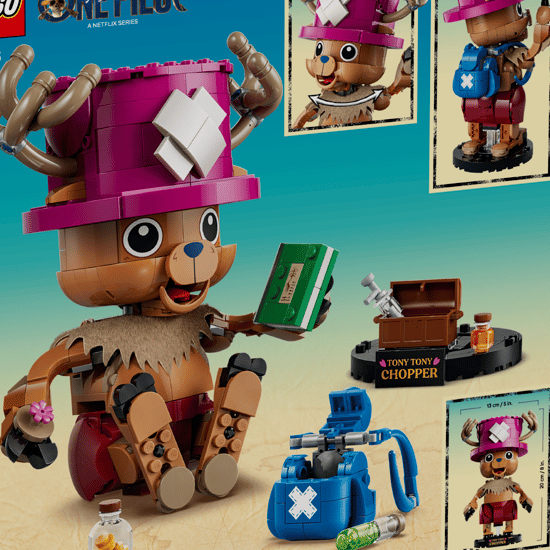 预告！Lego 美国官网：同步 Netflix 剧集《航海王》第2季 关注卡普的海军战舰、乔巴、橡胶果实