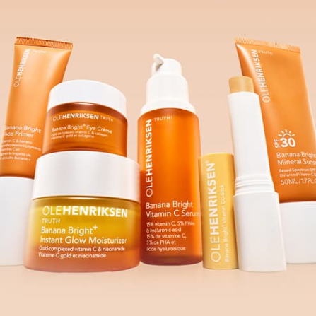 Ole Henriksen：Banana Bright 护肤系列春季特惠！满$85送礼2件