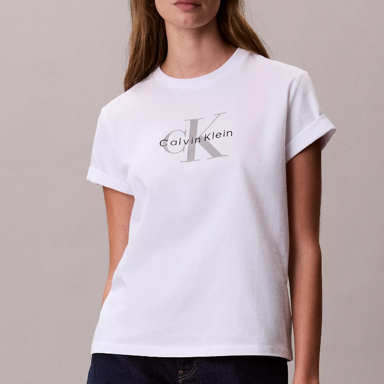 降价！Calvin Klein 经典徽标T恤