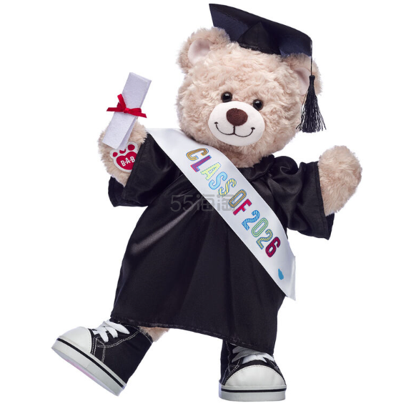 Build-A-Bear “快乐拥抱”泰迪熊 2026届毕业礼物套装