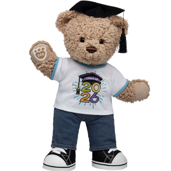 Build-A-Bear 永恒泰迪熊2026届毕业礼物套装