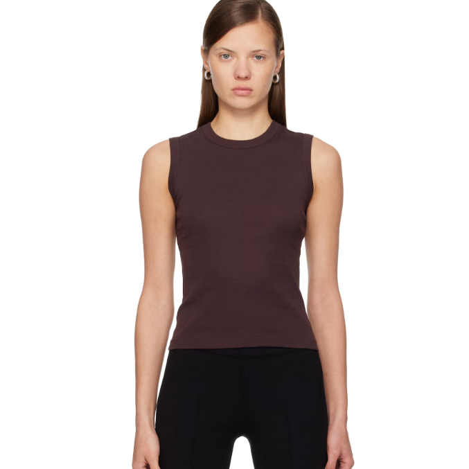 Flore Flore 无袖 Esme 棕色背心