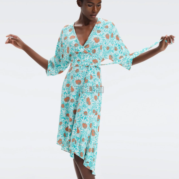 DVF Eloise 裹身连衣裙