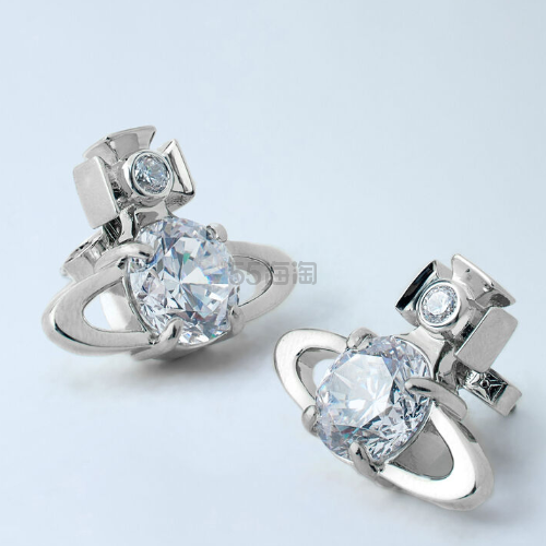 Vivienne Westwood 西太后 Reina 水晶土星耳钉