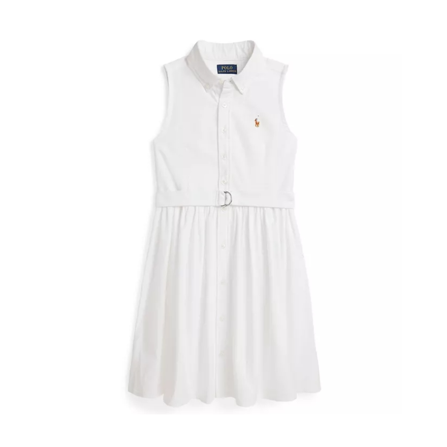 Polo Ralph Lauren 拉夫劳伦大童款无袖衬衫连衣裙