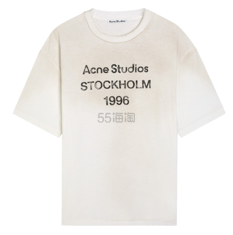 凑单价！ACNE STUDIOS 字母印花T恤