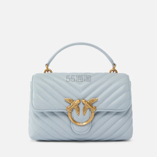 Pinko 泡芙款人字纹迷你手提包