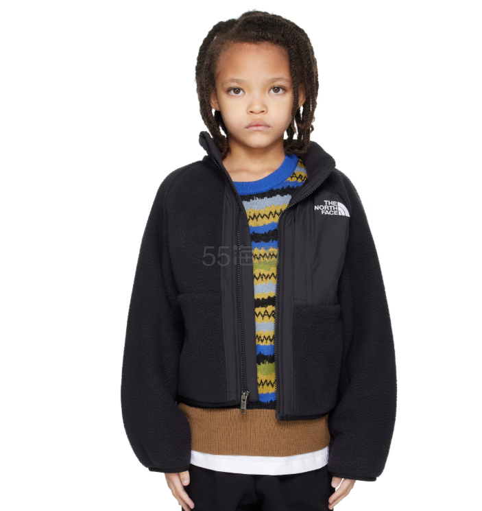The North Face  Yumiori 儿童黑色夹克