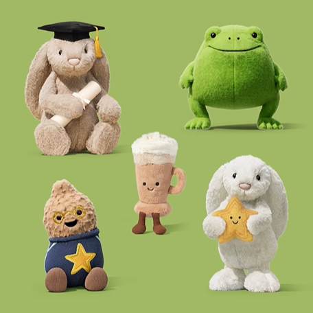 Selfridges 港站：Jellycat 热卖专场 入邦尼兔、盆栽系列等