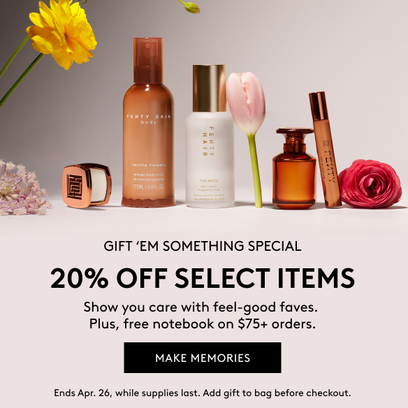 Fenty Beauty + Fenty Skin 美网：精选美妆8折促销！香氛喷雾$28