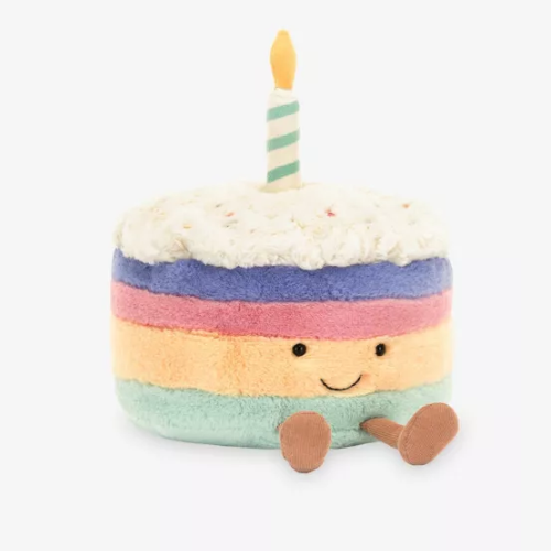 Jellycat 彩虹生日蛋糕