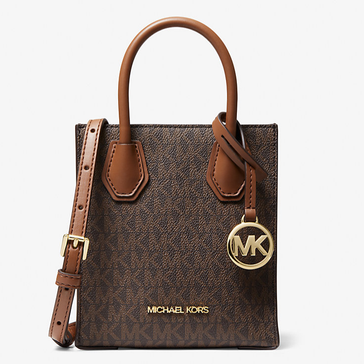 满$200享8折！Michael Kors 棕色老花琴谱包