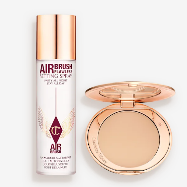 Charlotte Tilbury Airbrush 定妆喷雾+粉饼组合套装