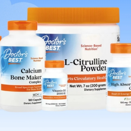 iHerb：Doctor's Best 品牌专场特惠 入维生素、高吸收镁、软骨素