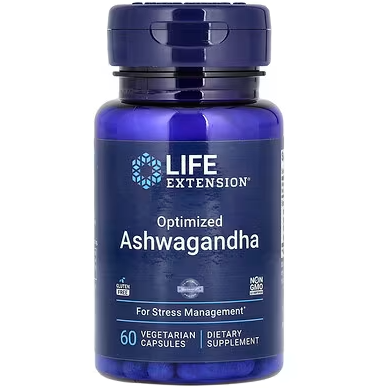 满享8折！Life Extension, 优化南非醉茄，60 粒素食胶囊