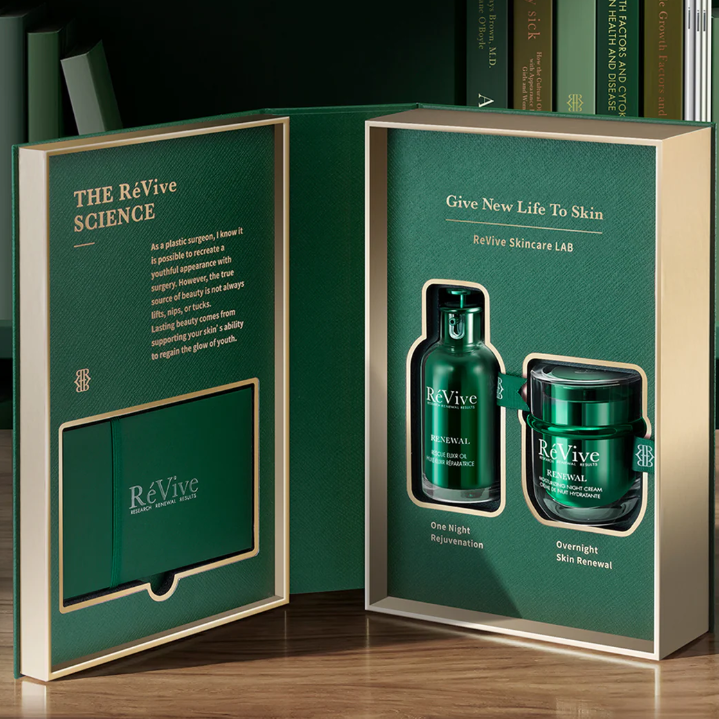 重磅新品+赠好礼！Revive 焕活保湿晚霜+焕颜修护精华油套装