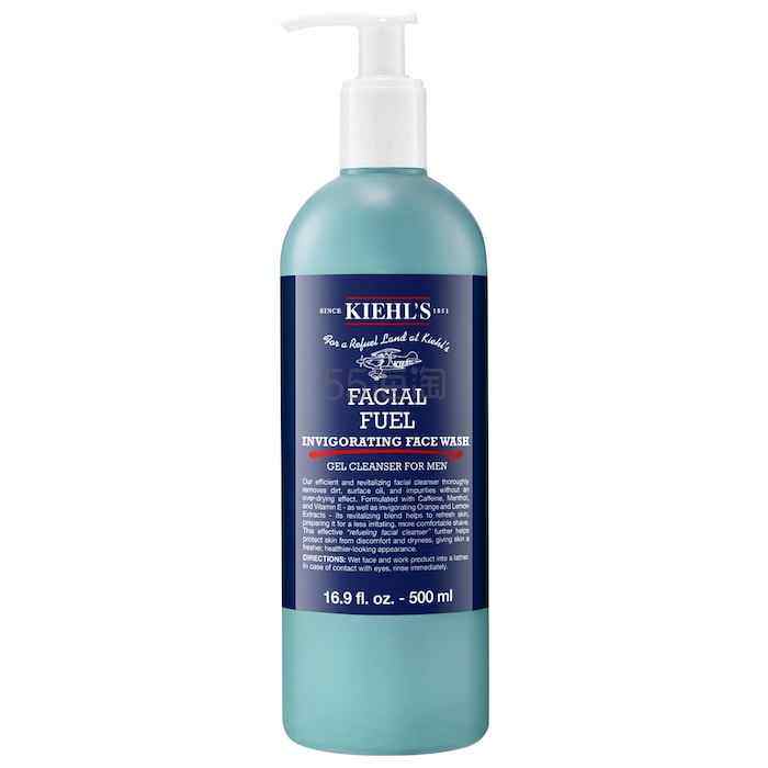 上新！Kiehl's 科颜氏男士焕活净爽洁面啫喱 500ml