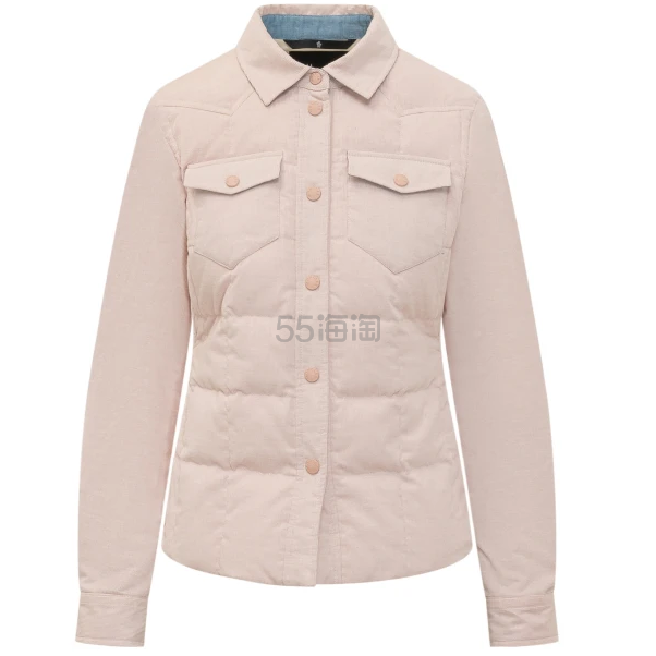 Moncler 蒙口灯芯绒绗缝羽绒夹克