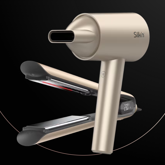 Silk'n SilkyAir Pro 高速负离子吹风机直发夹板套装