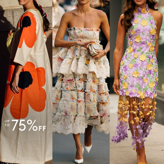 THE OUTNET 港站：春日碎花美裙专场 Zimmermann、Sandro 等