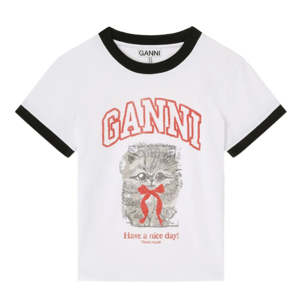 Ganni 短袖T恤