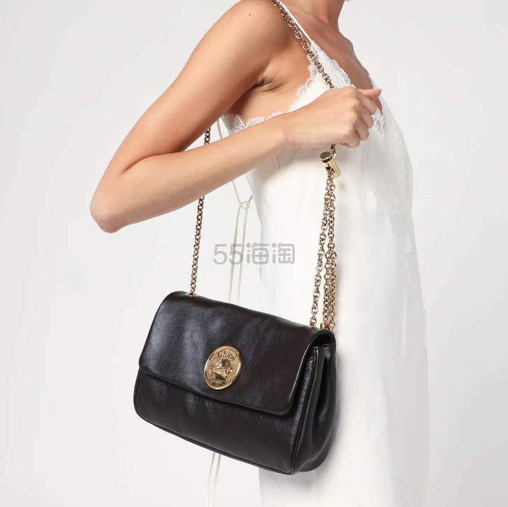 Chloé Heritage 棕色手提包