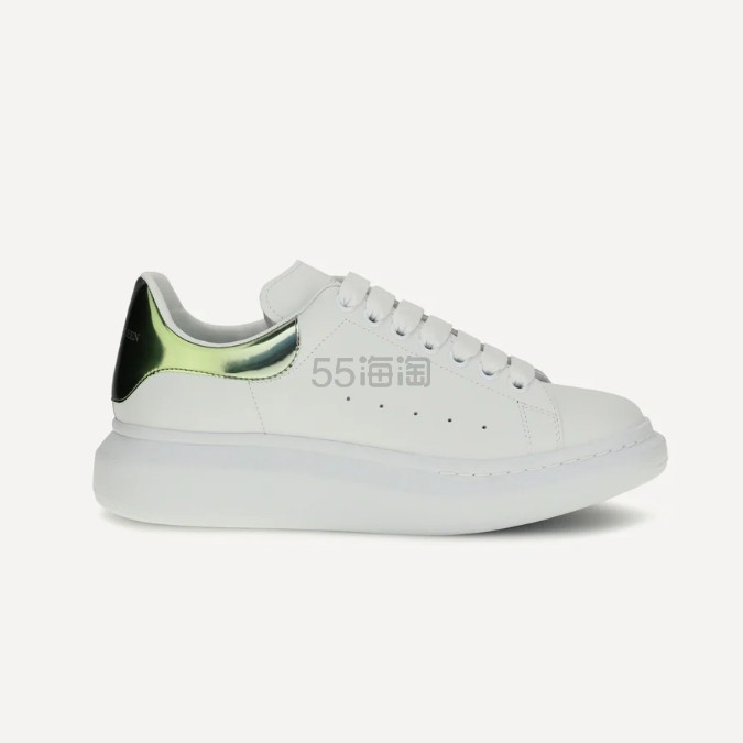 ALEXANDER MCQUEEN 麦昆极光绿尾小白鞋