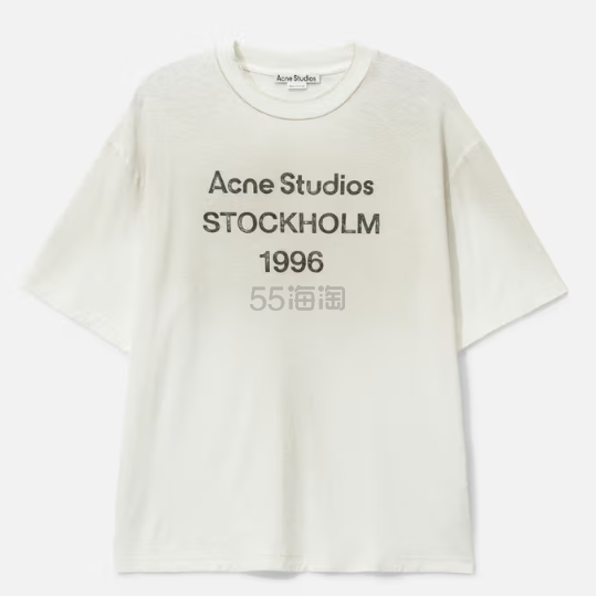 Acne Studios 1996徽标文字短T