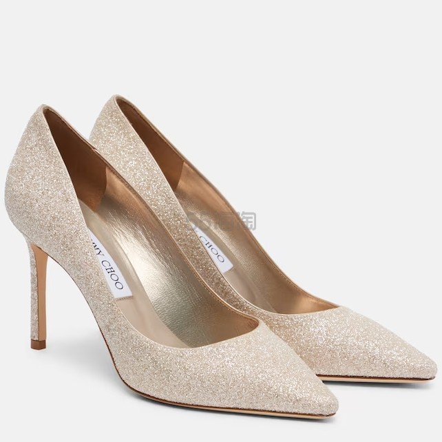 JIMMY CHOO Romy 85 亮片高跟鞋