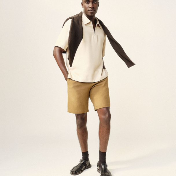 THE OUTNET 港站：Sandro 巴黎式优雅男士专场上新 刺绣棉质平纹针织T恤HK$646