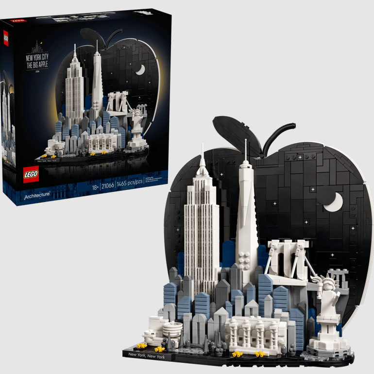 预告！Lego 建筑系 21066 纽约大苹果